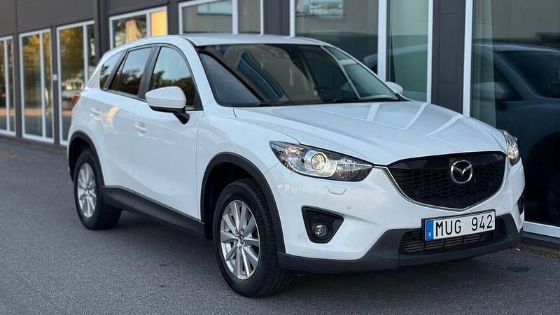 Vit Begagnad 2012 Mazda CX-5 SUV | 124 400 kr (Lite dyr) - Bild 1/4