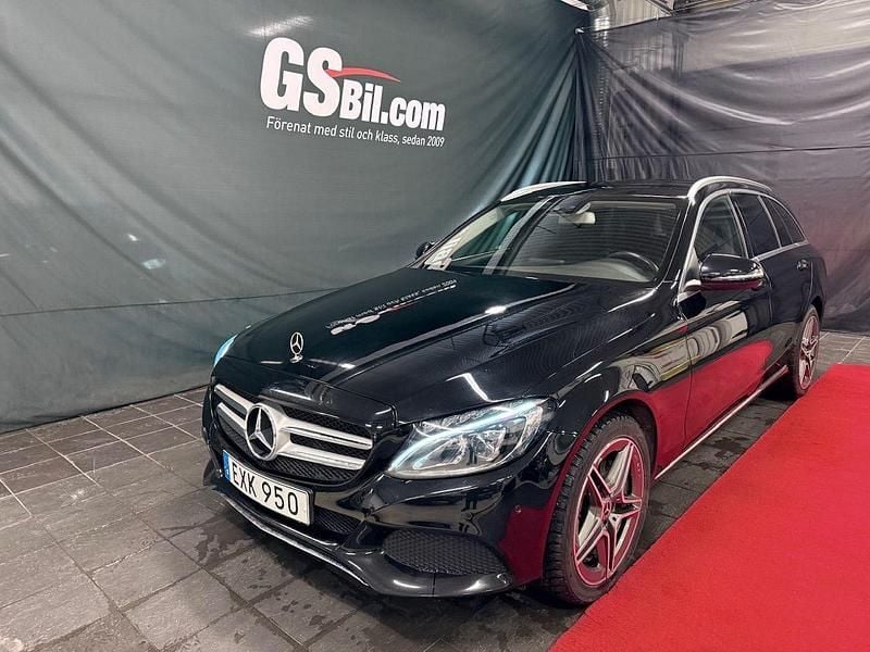Svart Begagnad 2018 Mercedes C220 Avantgarde Kombi | 249 900 kr (Marknadspris) - Bild 1/4