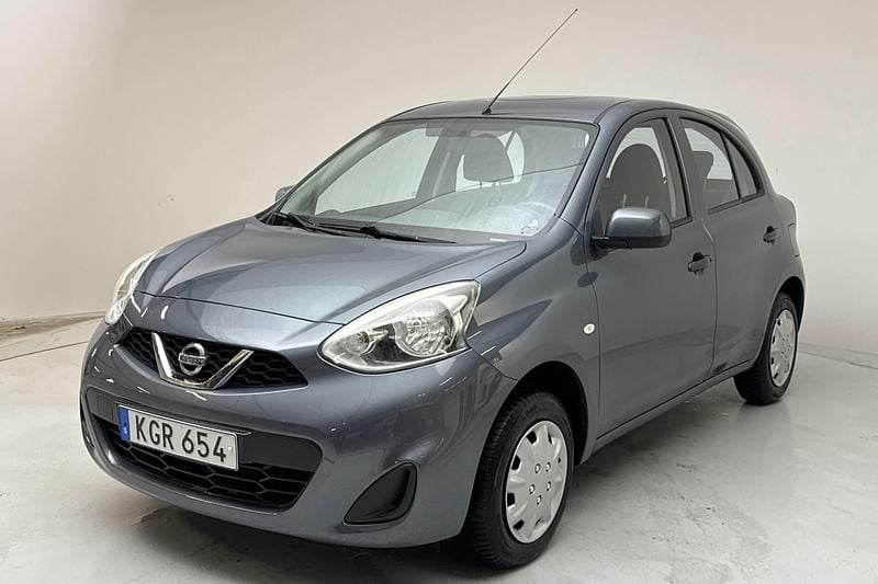 Mörkgrå Begagnad 2014 Nissan Micra Halvkombi | 52 000 kr (Superpris) - Bild 1/4