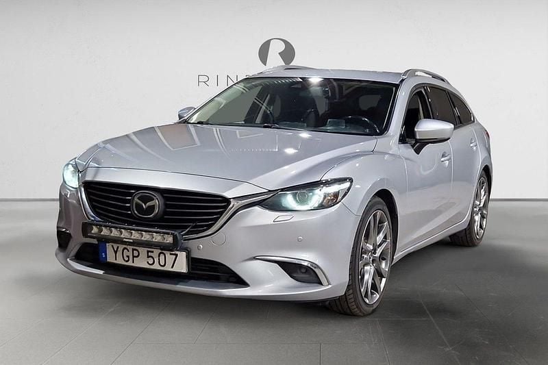 Grå Begagnad 2016 Mazda 6 Kombi | 89 900 kr (Marknadspris) - Bild 1/3