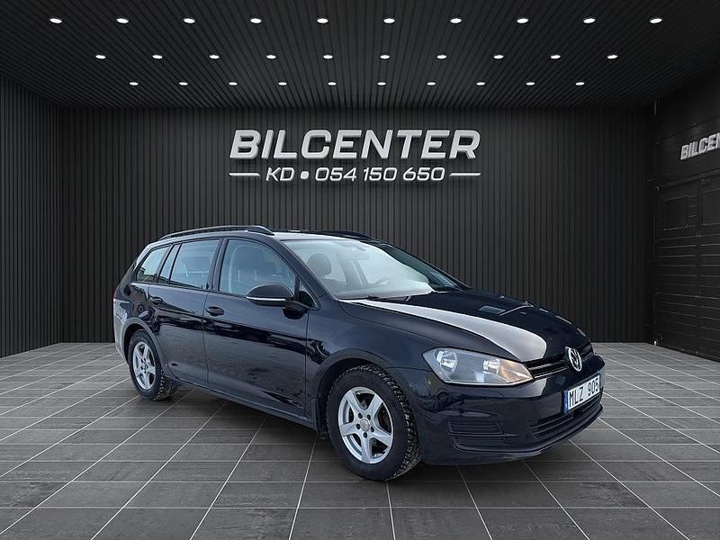 Begagnad VW Golf VII 105 HK (77 kW) 2013 Svart Kombi
