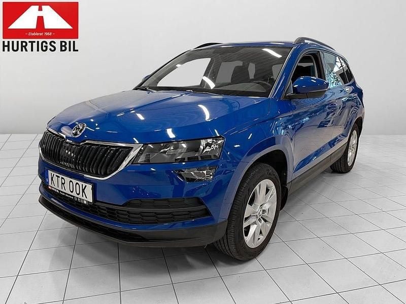 Blå Begagnad 2021 Skoda Karoq Ambition SUV | 257 900 kr (Bra pris) - Bild 1/4