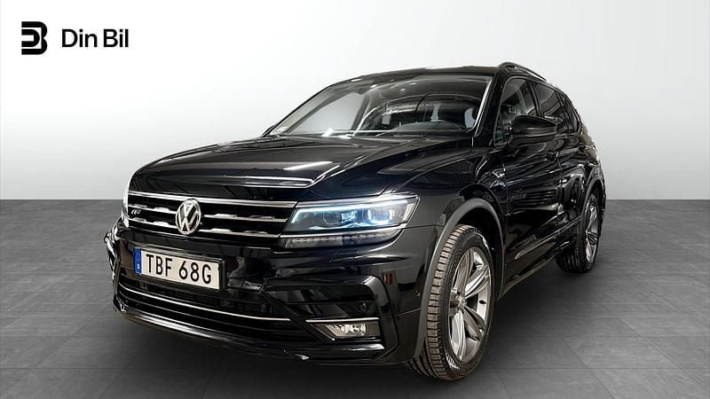 Begagnad VW Tiguan Allspace R-line 200 HK (147 kW) 2020 Svart SUV