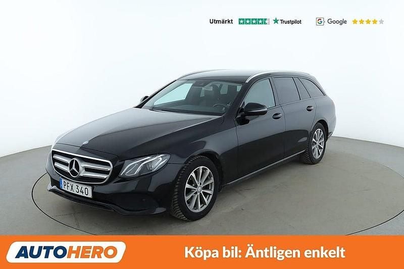 Svart Begagnad 2017 Mercedes E220 Avantgarde Kombi | 221 000 kr (Bra pris) - Bild 1/4