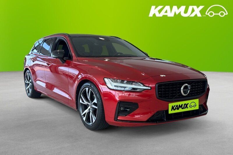 Röd Begagnad 2020 Volvo V60 R-Design Kombi | 329 700 kr (Bra pris) - Bild 1/4