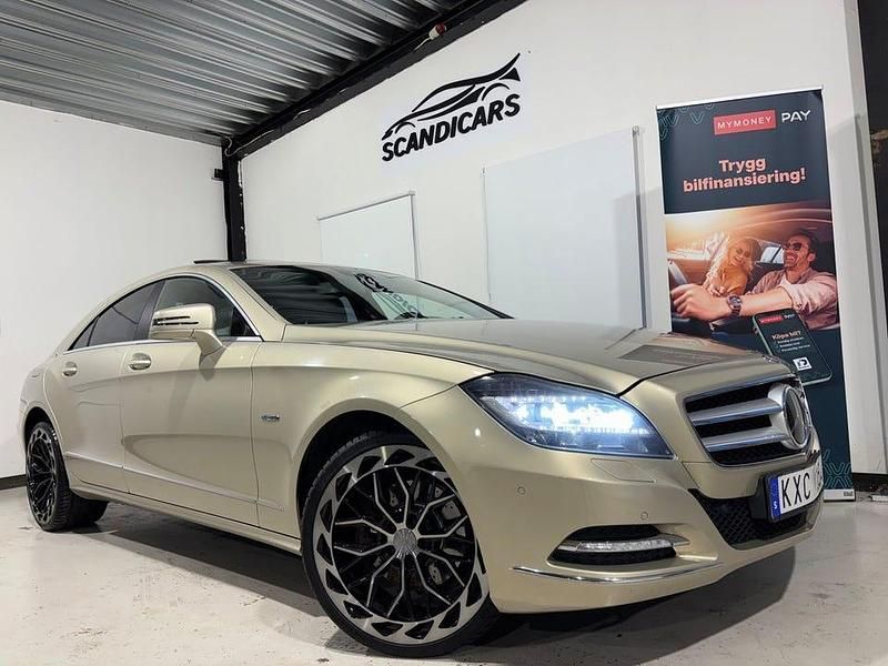 Begagnad Mercedes CLS350 265 HK (194 kW) 2011 Ljusbrun Sportkupé