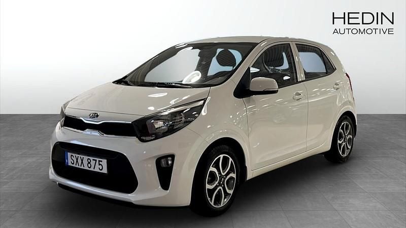 Vit (white) Begagnad 2018 Kia Picanto Halvkombi | 99 900 kr (Marknadspris) - Bild 1/4