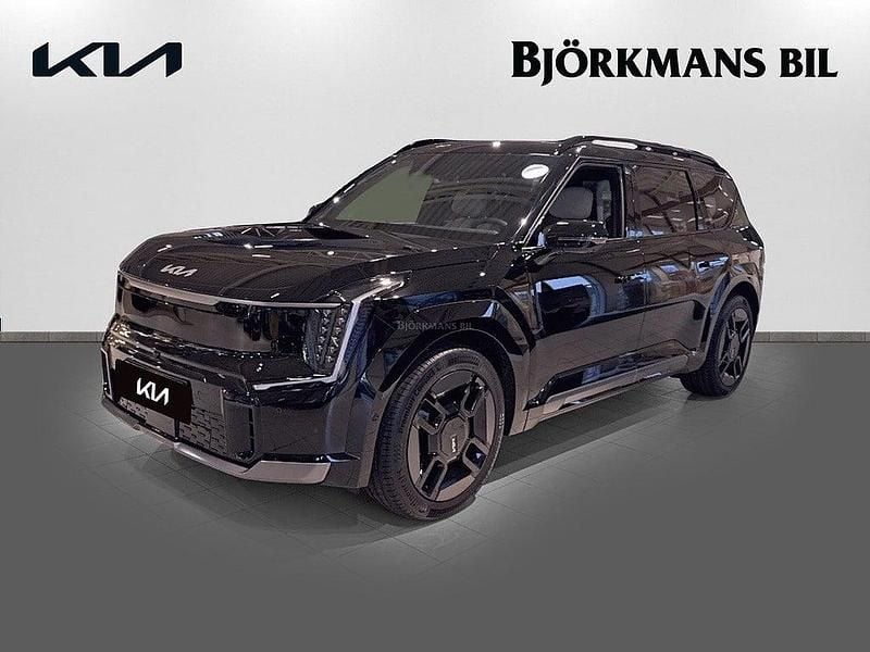 Svart (/abp/ aurora black pearl) Begagnad 2024 Kia EV9 GT-Line SUV | 789 900 kr - Bild 1/4