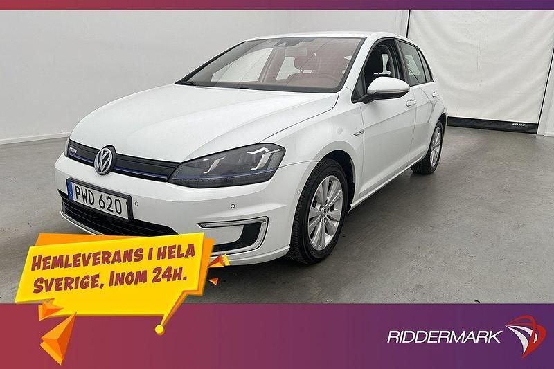 Vit Begagnad 2014 VW e-Golf Halvkombi | 99 800 kr (Marknadspris) - Bild 1/3