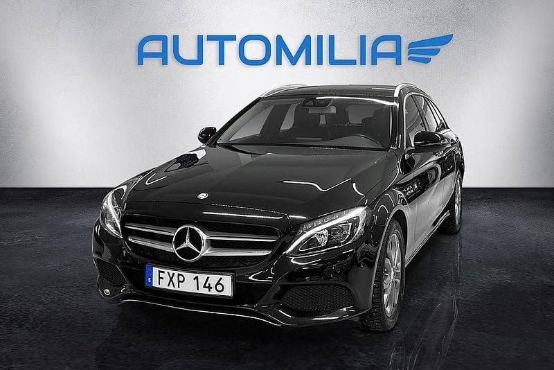 Svart Begagnad 2016 Mercedes C220 Avantgarde Kombi | 189 900 kr (Bra pris) - Bild 1/3