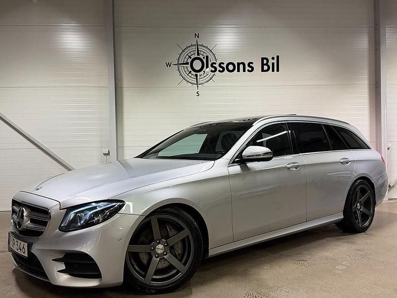 Begagnad Mercedes E220 AMG 194 HK (142 kW) 2017 Silver Kombi