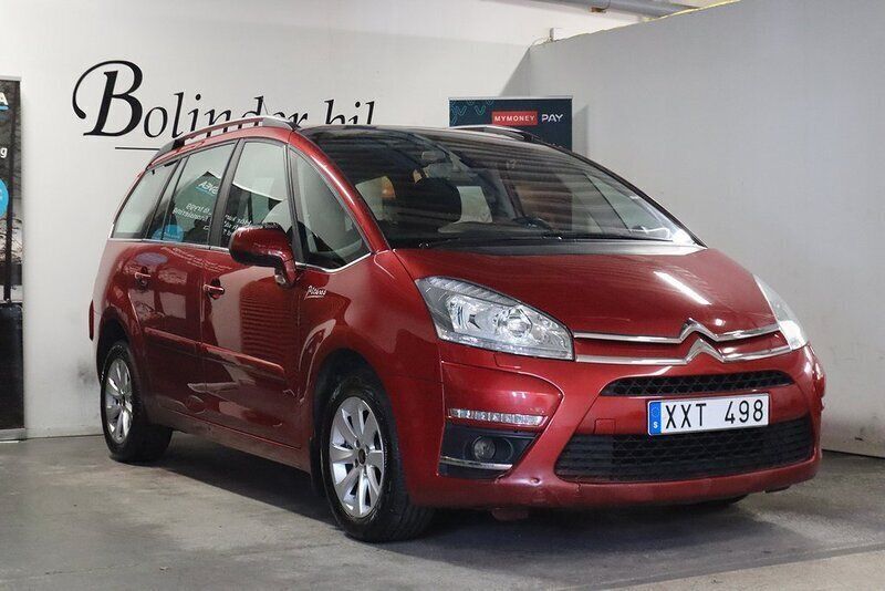 Röd Begagnad 2013 Citroën Grand C4 Picasso Minibuss | 78 900 kr (Superpris) - Bild 1/4
