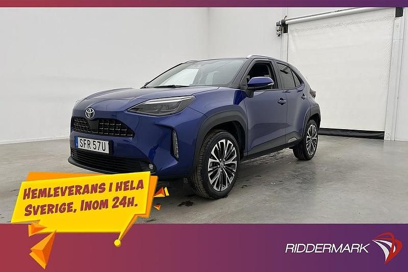 Mblå Begagnad 2022 Toyota Yaris Hybrid Edition | 264 800 kr (Marknadspris) - Bild 1/3