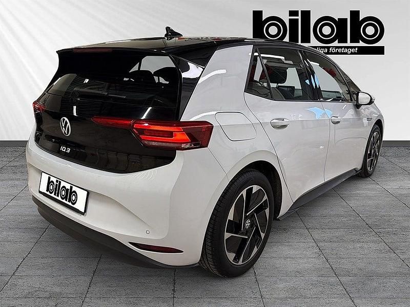 Begagnad VW ID.3 Pro Performance 150 kW (204 HK) 2020 Vit Halvkombi