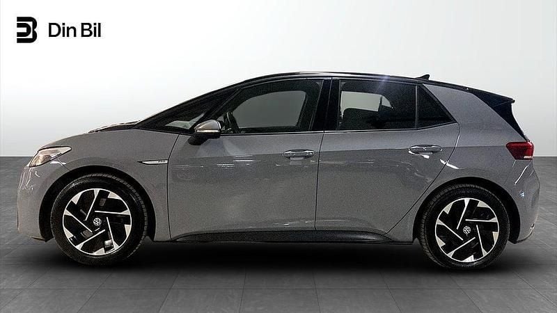 Begagnad VW ID.3 Pro 150 kW (204 HK) 2022 Moonstone grey black Halvkombi