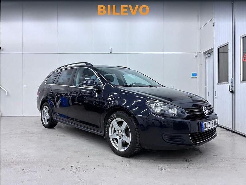 Svart Begagnad 2009 VW Golf VI Kombi | 43 900 kr (Marknadspris) - Bild 1/4