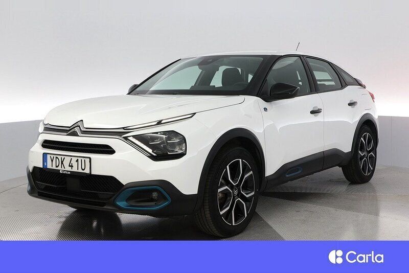 Vit Begagnad 2022 Citroën e-C4 Feel Halvkombi | 193 900 kr (Bra pris) - Bild 1/3