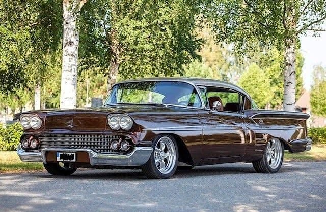 Begagnad Chevrolet Impala 430 HK (316 kW) 1958 Tvåfärgad; kopparbrun/ljus champagne