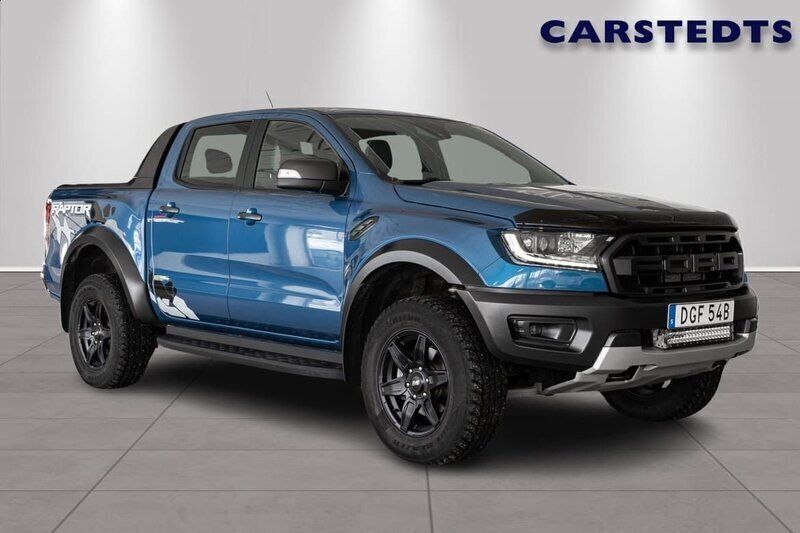 Blå Begagnad 2020 Ford Ranger Raptor Pickup | 512 500 kr (Dyr) - Bild 1/4