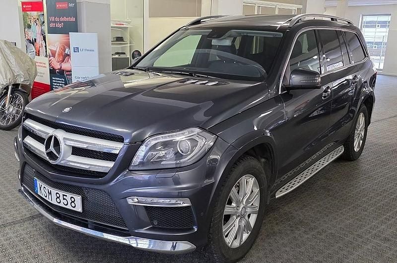 Begagnad Mercedes GL350 AMG line 258 HK (189 kW) 2014 Mörkgrå SUV