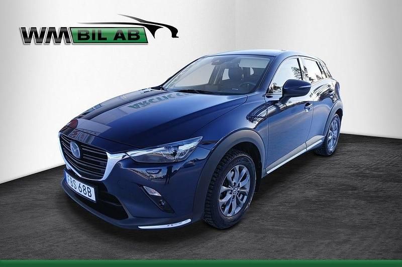Begagnad Mazda CX-3 Optimum 150 HK (110 kW) 2019 Blå SUV