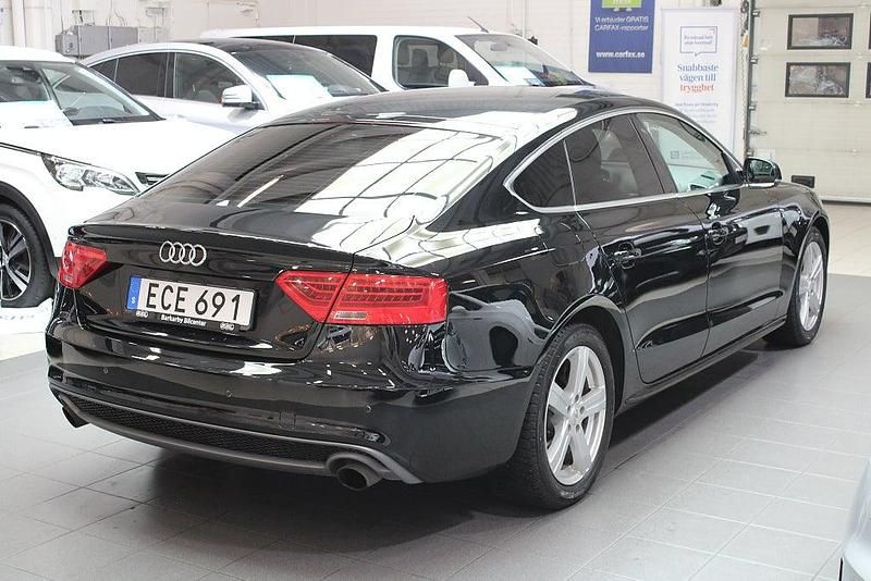 Begagnad Audi A5 Sportback S-Line 170 HK (125 kW) 2014 Svart Halvkombi