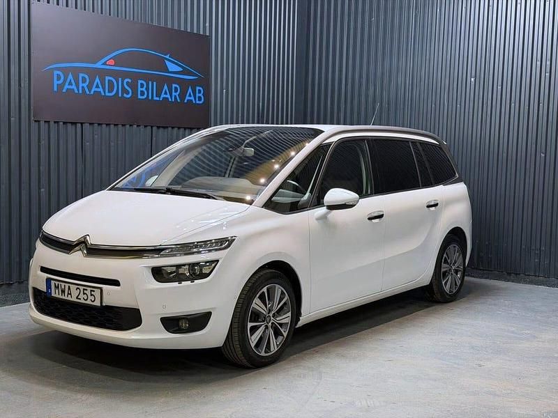 Vit Begagnad 2015 Citroën Grand C4 Picasso Minibuss | 99 900 kr (Bra pris) - Bild 1/4