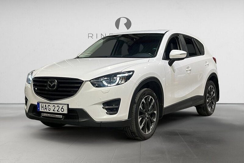 Vit Begagnad 2016 Mazda CX-5 Optimum SUV | 139 900 kr (Bra pris) - Bild 1/3