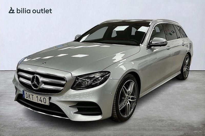 Begagnad Mercedes E220 AMG 194 HK (142 kW) 2019 Silver
