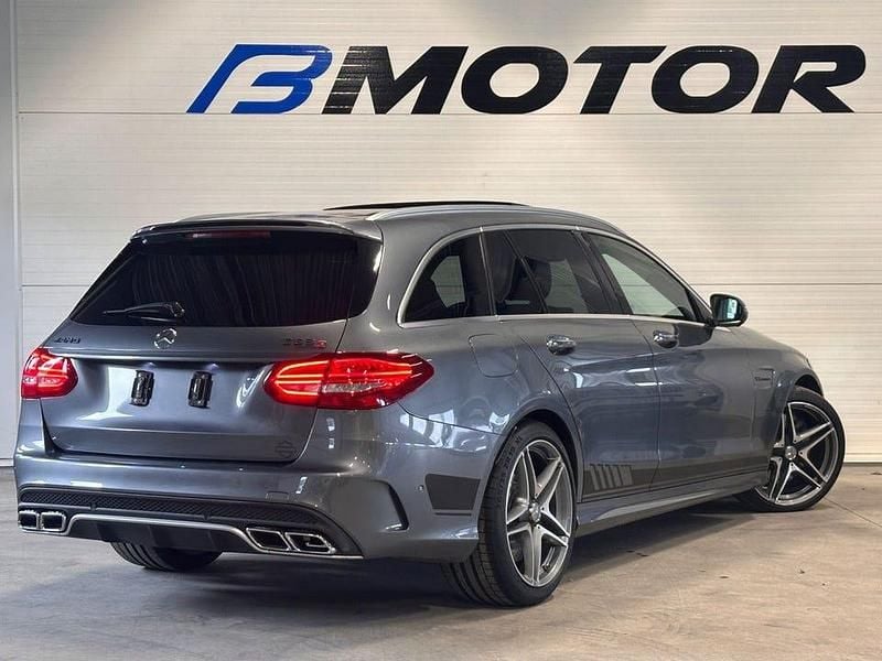 Begagnad Mercedes C63 AMG AMG 476 HK (350 kW) 2017 Mörkgrå Kombi