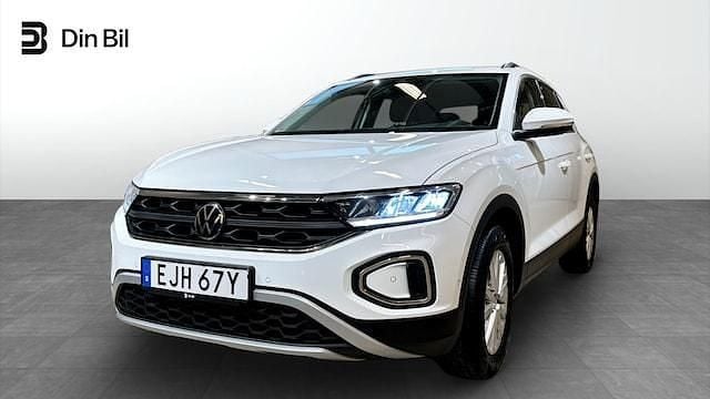 Vit Begagnad 2022 VW T-Roc Pro SUV | 219 900 kr (Marknadspris) - Bild 1/4