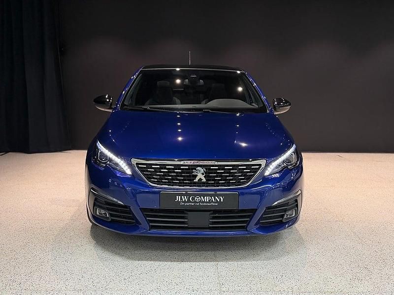 Begagnad Peugeot 308 GT-line 131 HK (96 kW) 2019 Blå metallic Halvkombi