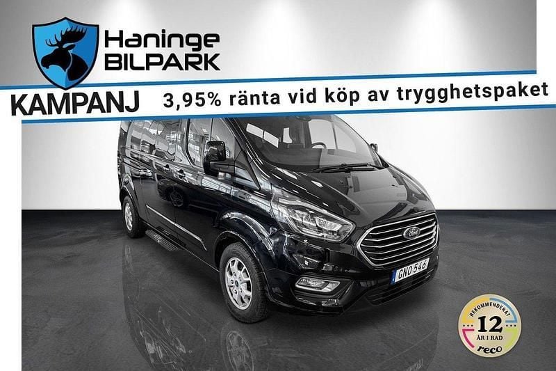 Svart Begagnad 2019 Ford Tourneo Custom Minibuss | 379 900 kr (Marknadspris) - Bild 1/1