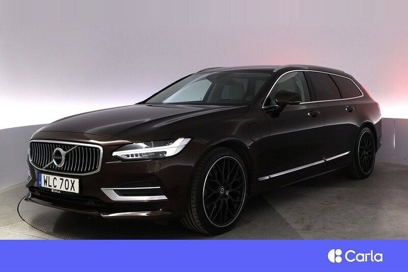 Mörkbrun Begagnad 2020 Volvo V90 Inscription Kombi | 339 900 kr (Marknadspris) - Bild 1/4