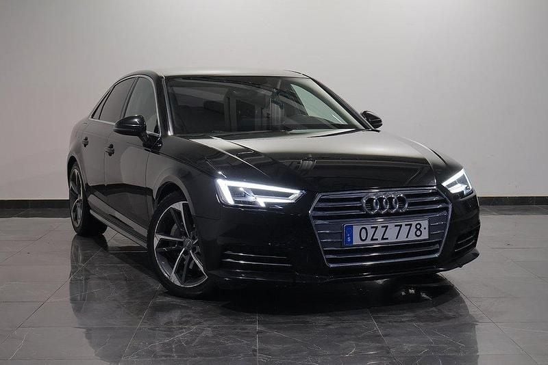 Svart Begagnad 2016 Audi A4 Comfort Sedan | 169 000 kr (Marknadspris) - Bild 1/4