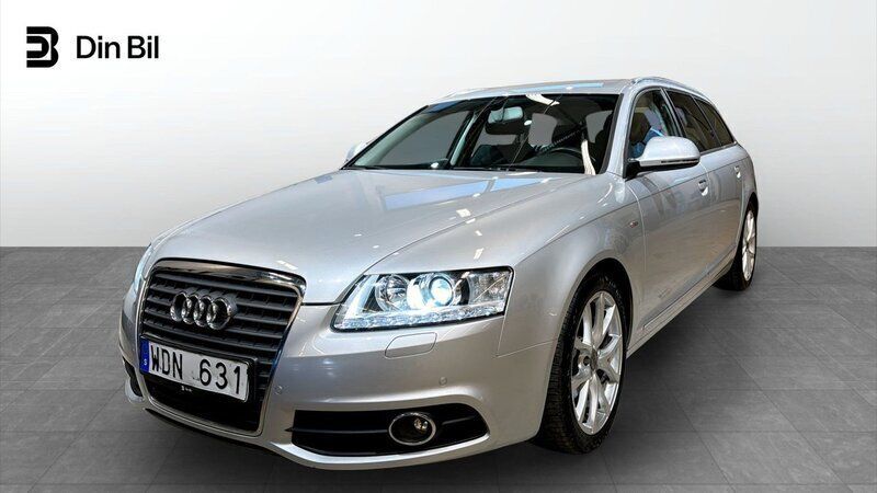Silver Begagnad 2011 Audi A6 S-Line Kombi | 164 900 kr - Bild 1/4