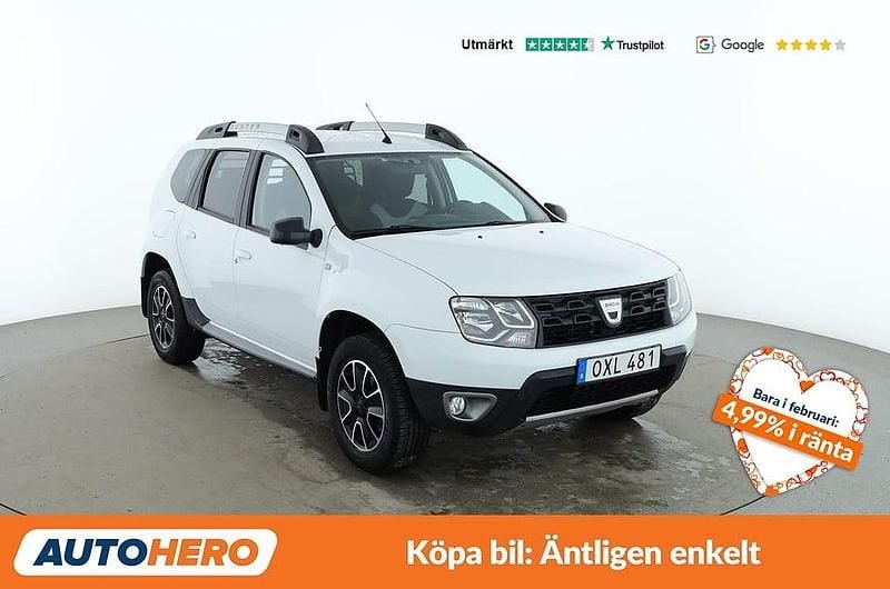 Begagnad Dacia Duster Black Shadow 126 HK (92 kW) 2016 Vit SUV