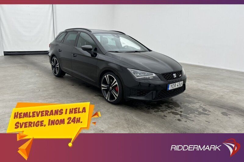 Svart Begagnad 2016 Cupra Leon Kombi | 231 800 kr (Marknadspris) - Bild 1/3
