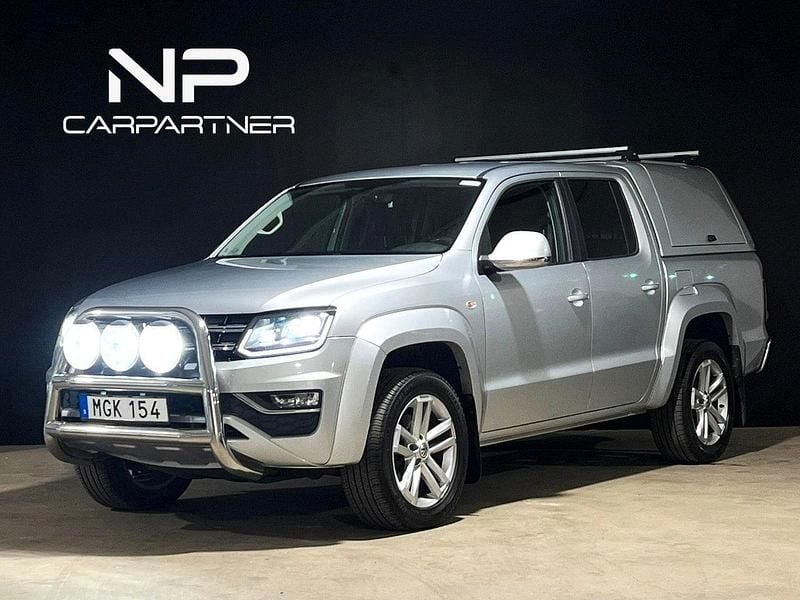 Silver Begagnad 2018 VW Amarok Pickup | 268 600 kr (Superpris) - Bild 1/4