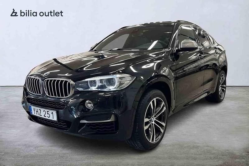 Svart Begagnad 2017 BMW X6 M50 SUV | 399 900 kr - Bild 1/1