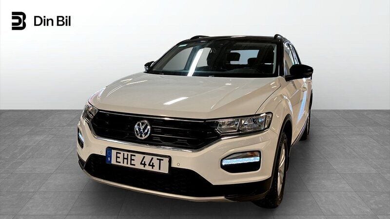 Vit Begagnad 2020 VW T-Roc SUV | 194 500 kr (Marknadspris) - Bild 1/4