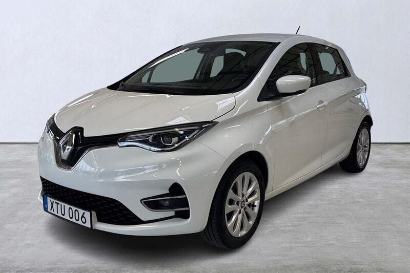 Vit Begagnad 2022 Renault Zoe Zen Halvkombi | 159 000 kr (Bra pris) - Bild 1/4