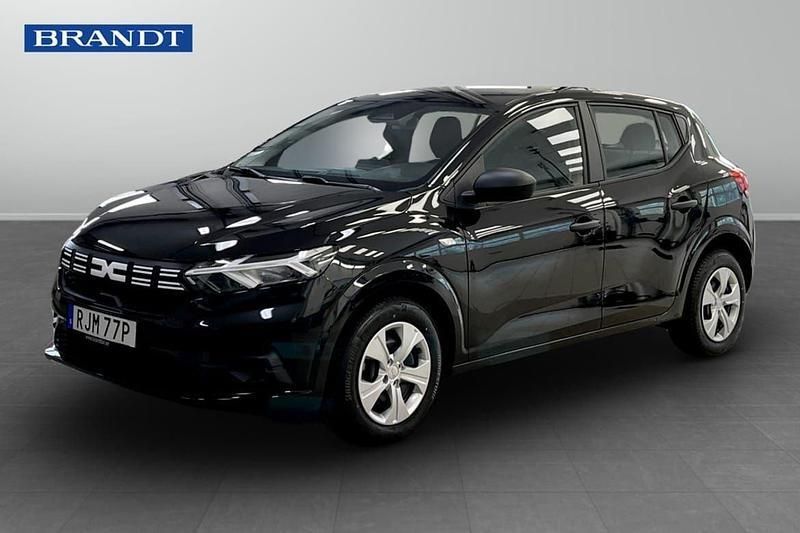 Svart Ny 2025 Dacia Sandero Essentiel Halvkombi | 189 900 kr (Marknadspris) - Bild 1/4