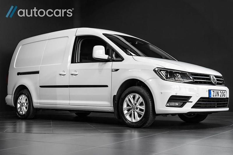 Vit Begagnad 2020 VW Caddy Maxi SE Minibuss | 298 750 kr (Dyr) - Bild 1/4