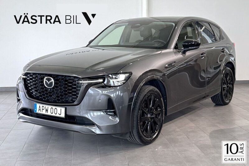 Grå Begagnad 2022 Mazda CX-60 Homura-Line SUV | 449 900 kr (Marknadspris) - Bild 1/4