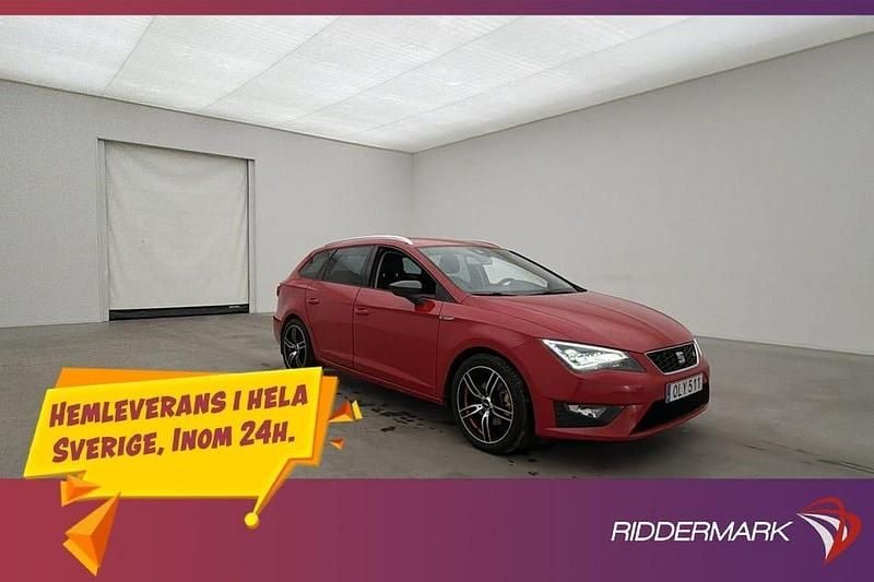 Begagnad Seat Leon ST FR 150 HK (110 kW) 2014 Röd Kombi