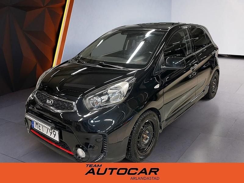 Begagnad Kia Picanto 86 HK (63 kW) 2015 Svart Halvkombi