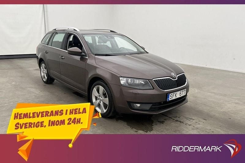 Mörkbrun Begagnad 2013 Skoda Octavia Business Line Kombi | 79 800 kr (Marknadspris) - Bild 1/3