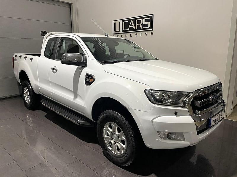Vit Begagnad 2018 Ford Ranger Pickup | 219 900 kr (Lite dyr) - Bild 1/4