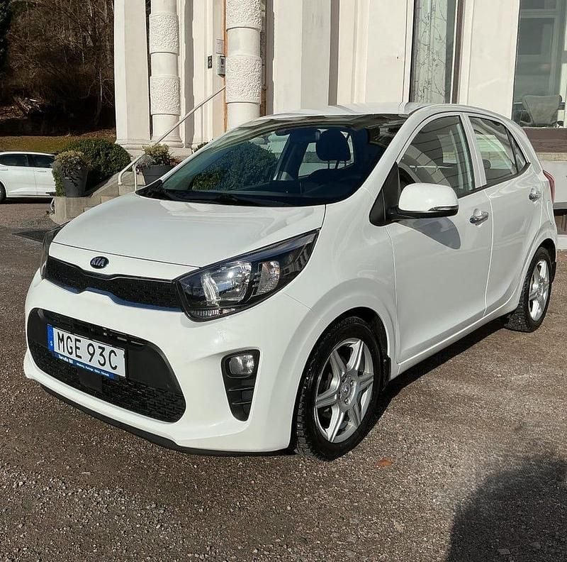Begagnad Kia Picanto Advance 67 HK (49 kW) 2021 Vit Halvkombi